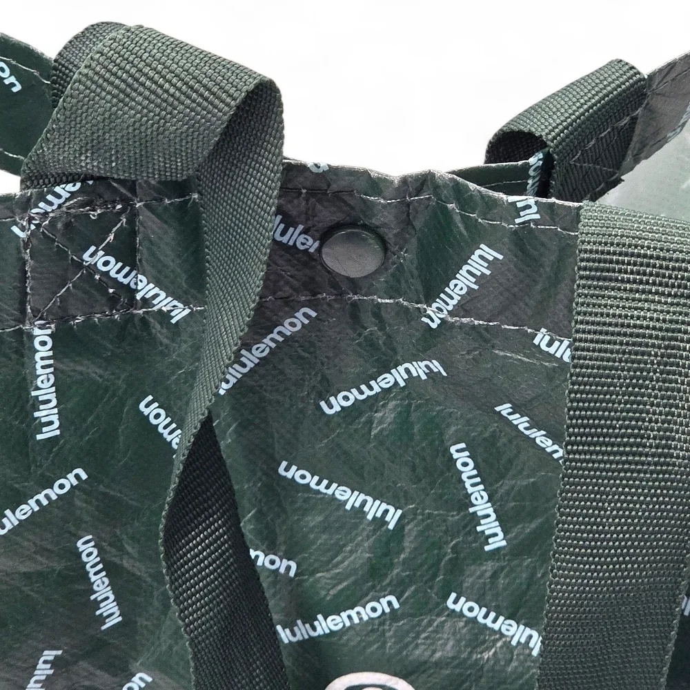 Lululemon Small Reusable Shopping Tote Lunch Bag 💚GREEN 💚.
